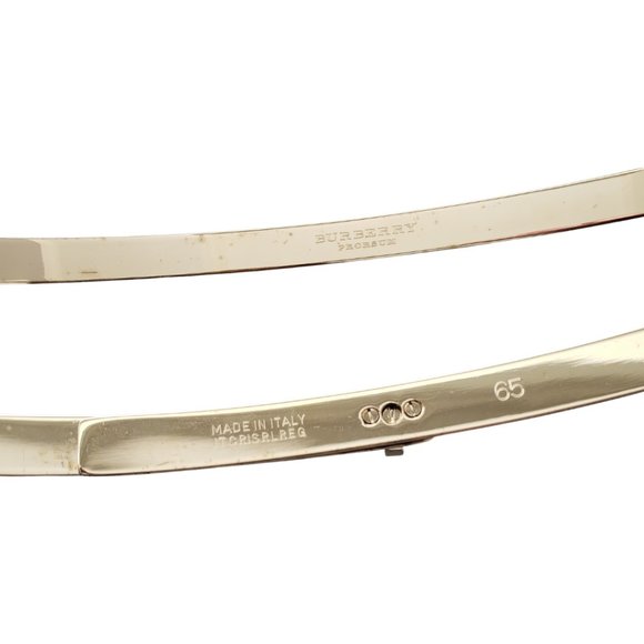 Burberry Polished Metal Hoop Belt - Picture 2 of 3